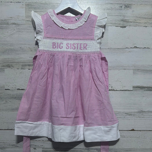 Girls Lil Cactus Big Sister Smocked Dress - New with tags