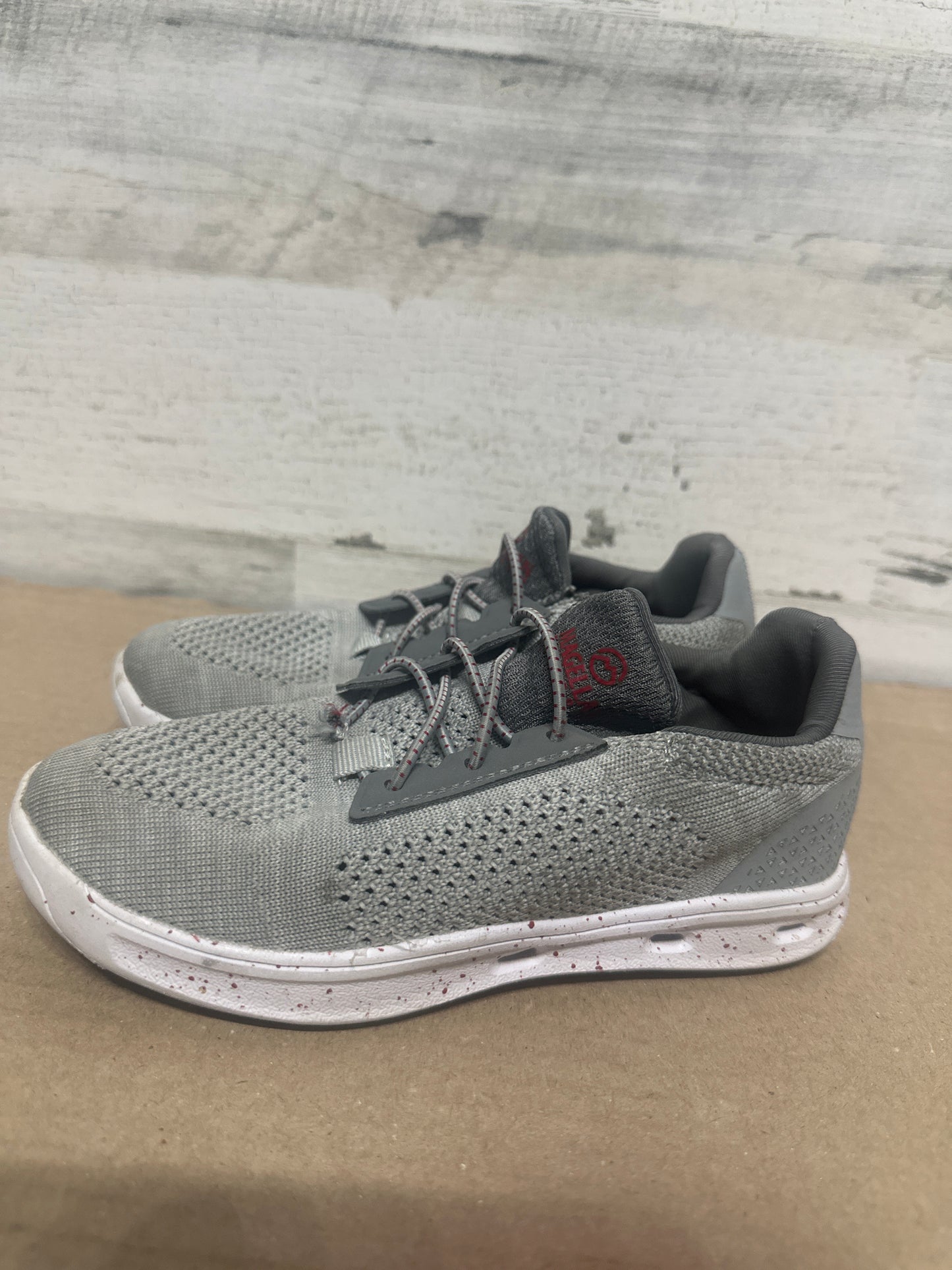 Size 13 (Little Kid) Magellan Grey Slip On Shoes - Good Used Condition