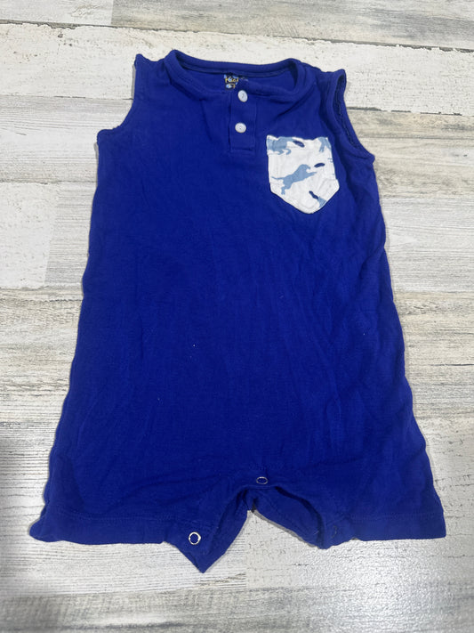 Bamboo Sleeveless Labs Pocket Romper - Kickee Pants - Boys Size 12-18m - Good Used Condition