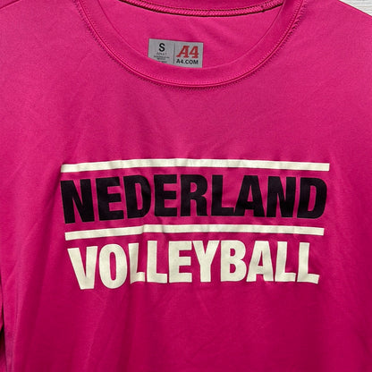 Women's Size Small Pink Drifit Nederland Volleyball Shirt  - Good Used Condition