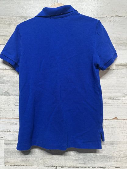 Size 6 Polo Ralph Lauren Blue Polo Shirt - Very Good Used Condition