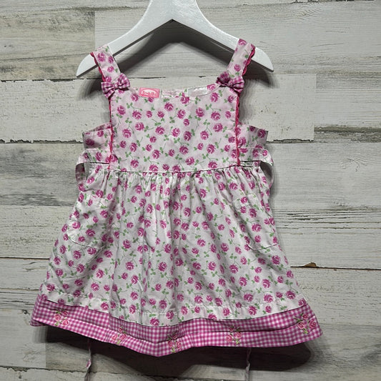 Girls Size 3t Brooks Fitch Apparel Pink Floral Dress - Play Condition