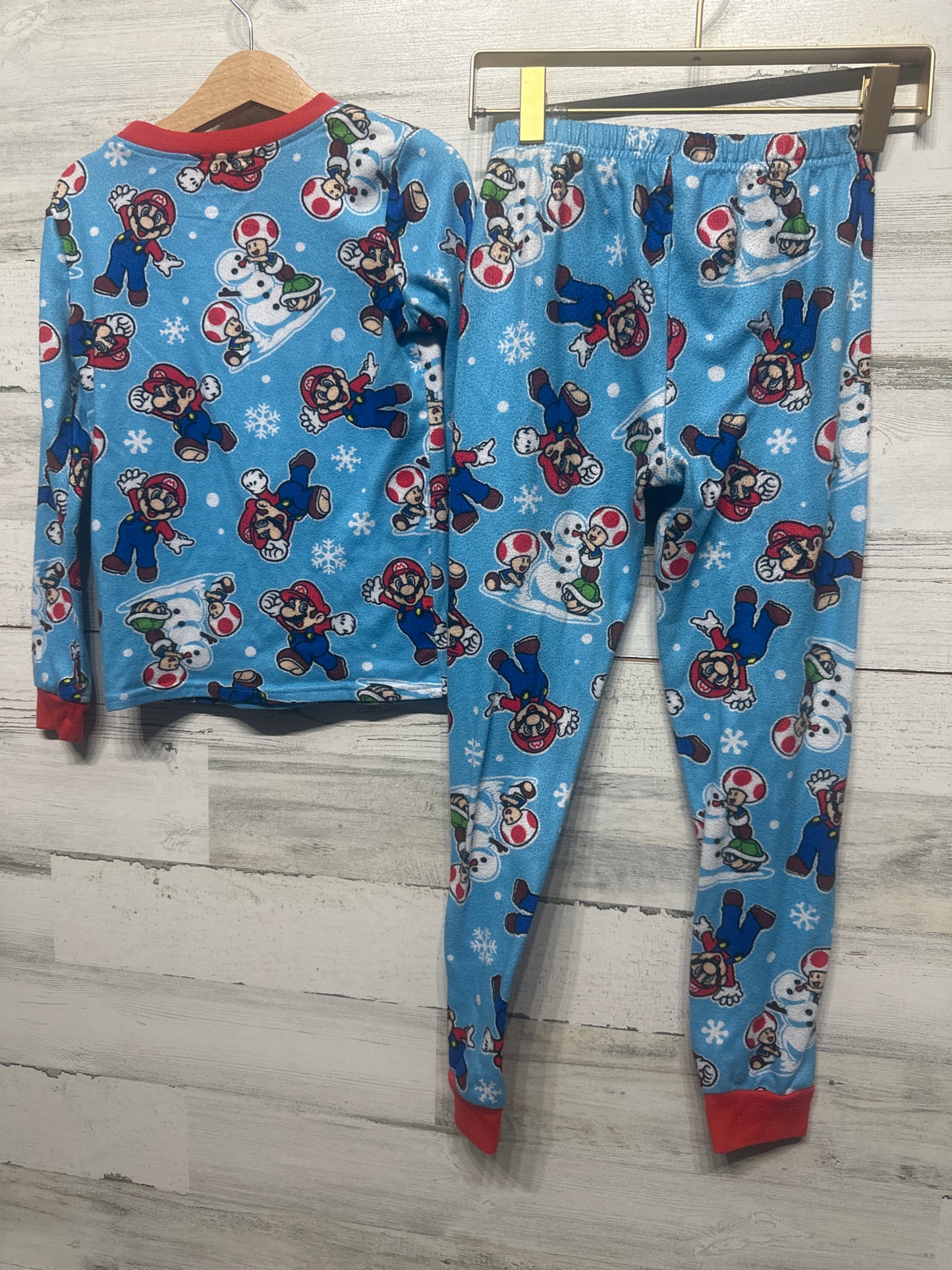 Boys Fits Like Size 6 Mario Pajama Set - Good Used Condition*