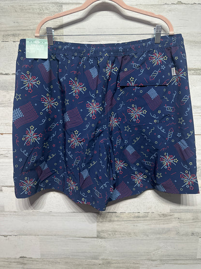 Americana Fireworks Magellan Fish Shorts Men’s XXL NWT