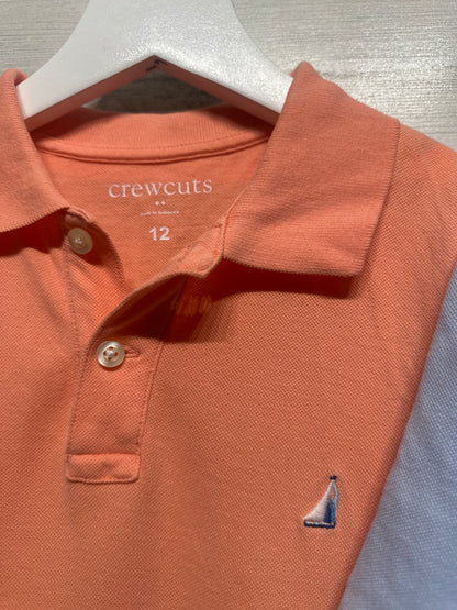 Size 12 Crewcuts Polo Shirt Lot (2 Pieces)- Very Good Used Condition