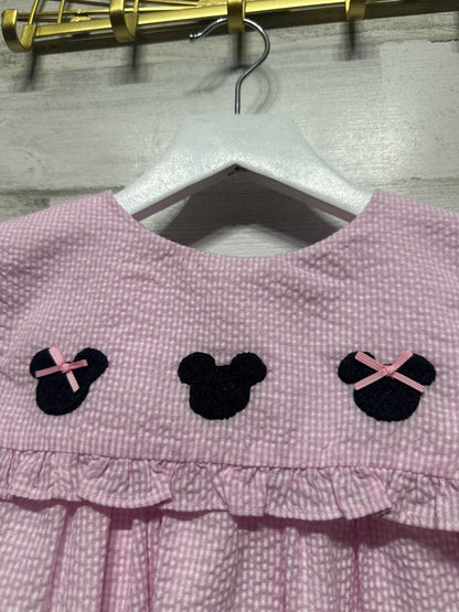 Size 5 Cecil and Lou Seersucker  Mouse Dress  - Play Condition*