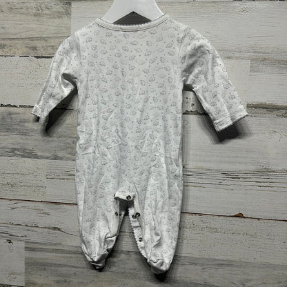 Size 3-6m Kissy Kissy Pima Cotton Elephant Footie - Gender Neutral - Good Used Condition