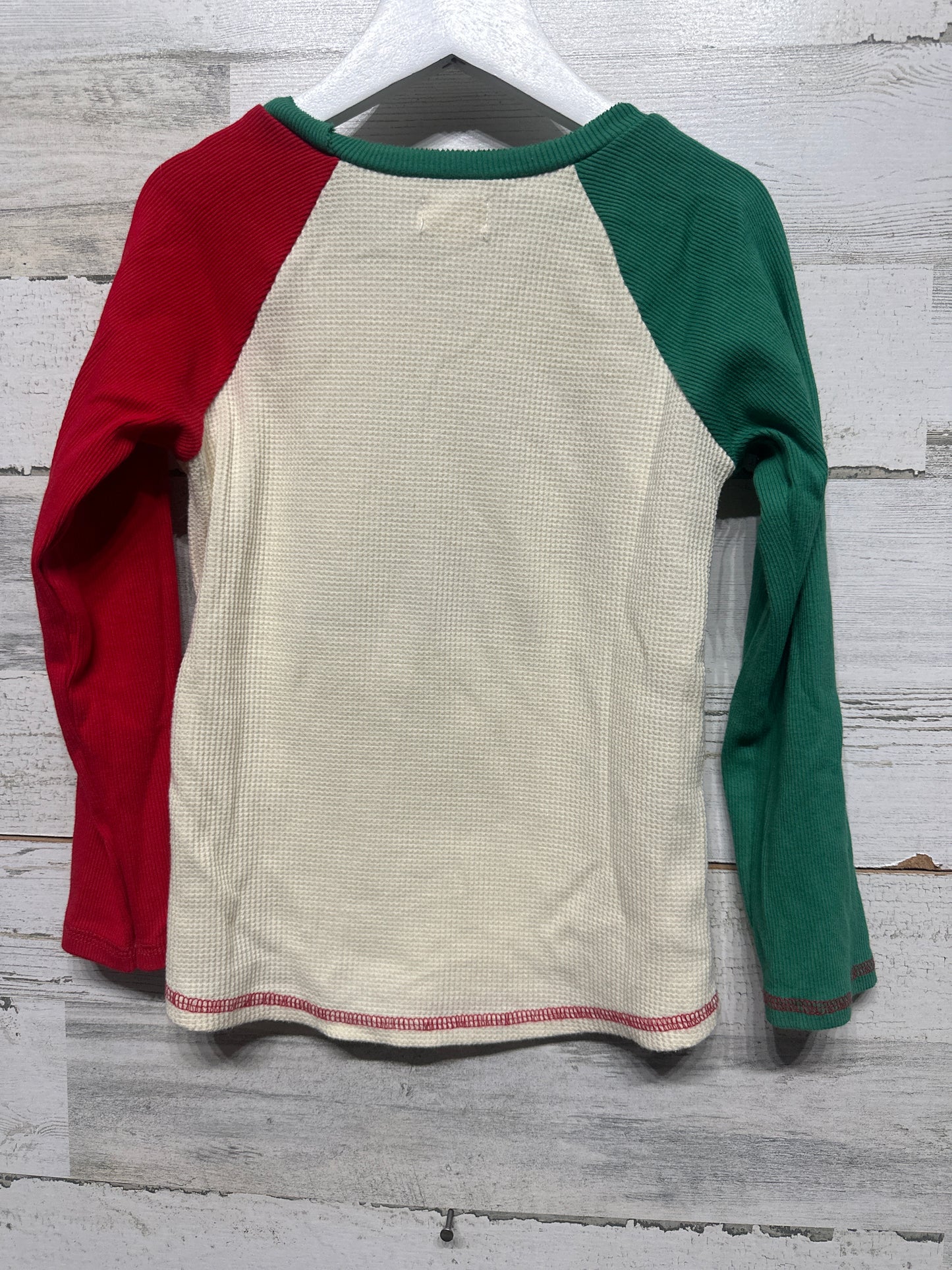 Mud Pie Holiday Interactive Camper Thermal Shirt Boys 4t/5t VGUC