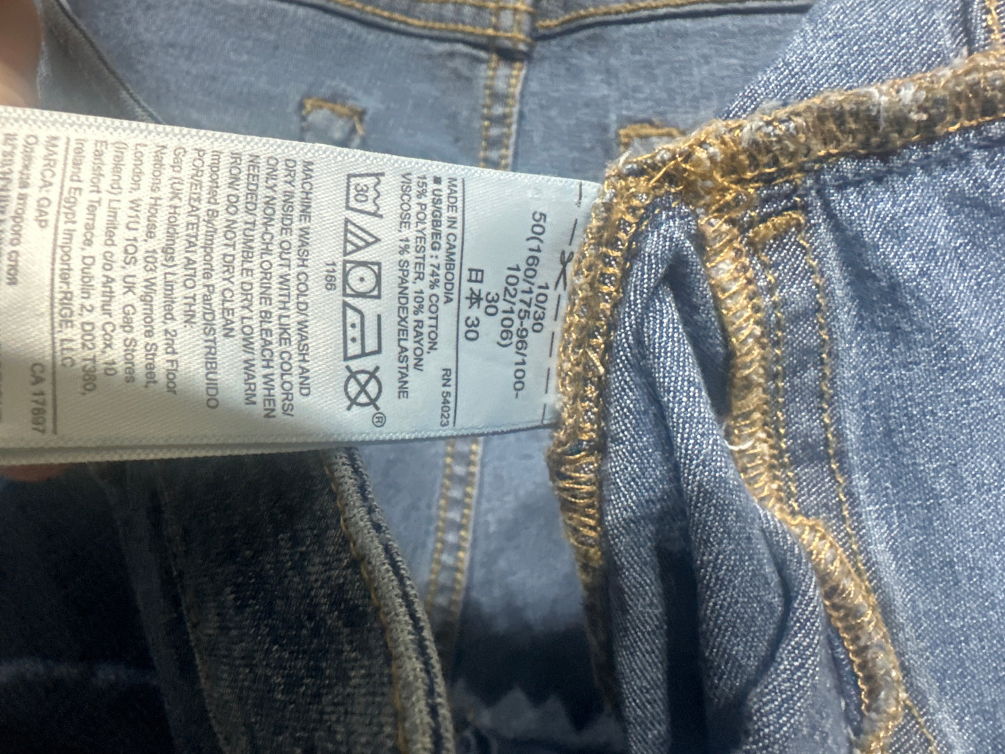 Women's Size 10/30 Gap Favorite Jeggings - Very Good Used Condition