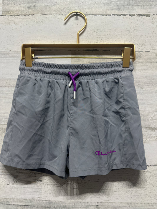 Girls Size 10/12 Champion Grey Active Shorts - Very Good Used Condition