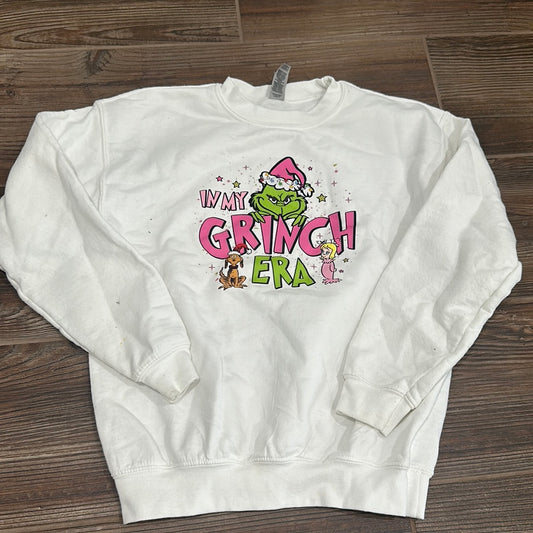 Girls Size Large Grinch Era Sweatshirt - Play Condition