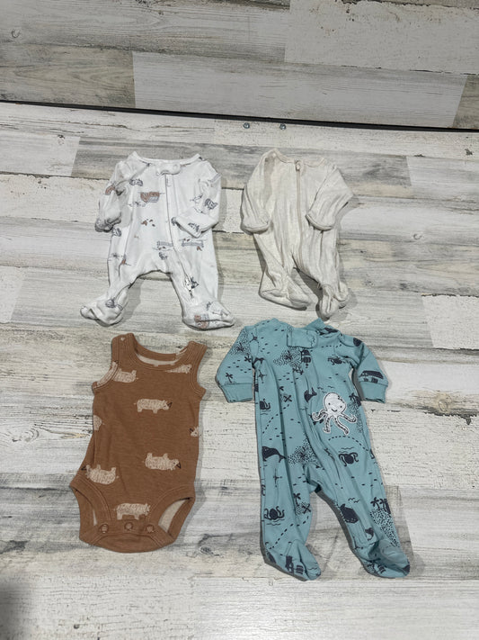 Preemie Clothing Lot - 4 Pieces - Very Good Used Condition
