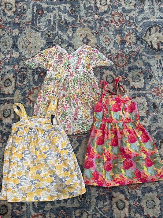 Girls Size 3T Dress Lot - 3 Pieces - VGUC