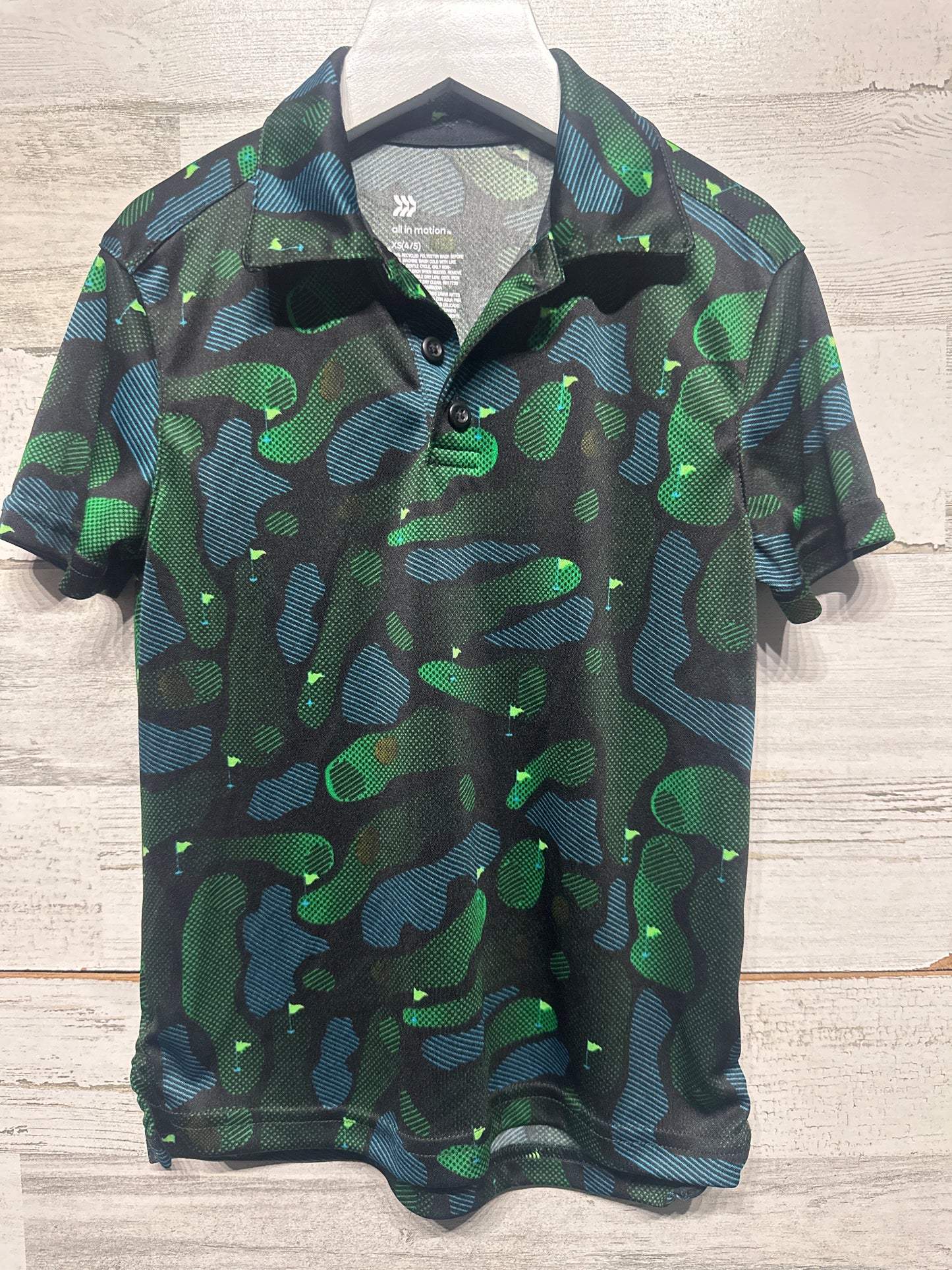 Golf Performance Polo All in Motion Boys XS 4-5 VGUC