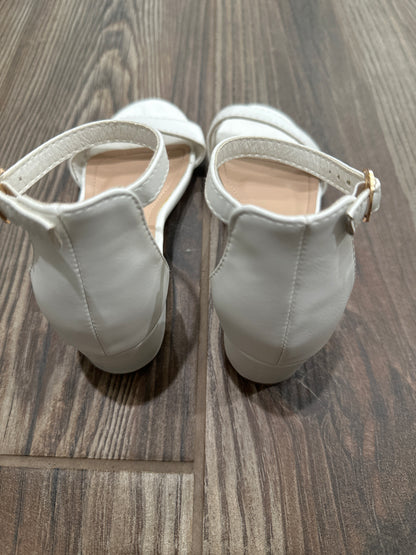 Girls Size 13 Lucky Top White Heels - Good Used Condition