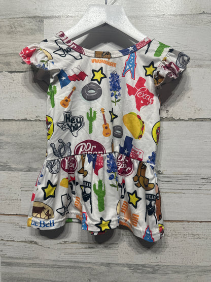 Girls Size 12-18m Texas Icons Dress - Good Used Condition