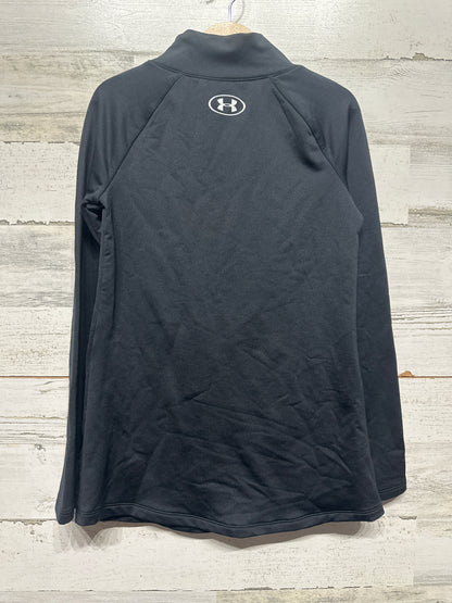 Under Armour Cold Gear Fitted Black Long Sleeve Shirt - Boys Size Youth Medium - Very Good Used Condition