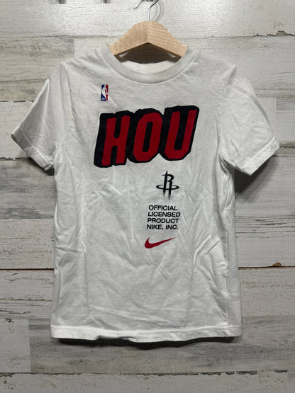 Boys Preowned Size 7 (Fits 6-7 years) Nike Houston Rockets T-Shirt- Good Used Condition