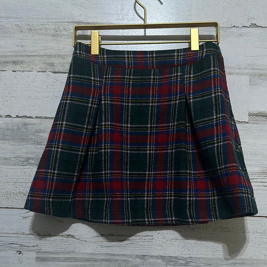 Girls Size Medium (fits like 8) Copper Key plaid skirt - good used condition