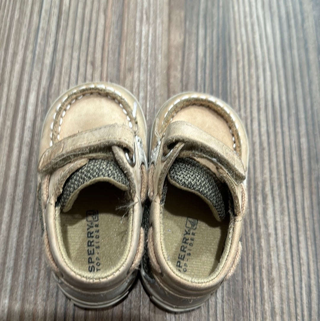 Boys Size 2M Sperry Bluefish Shoes - Good Used Condition