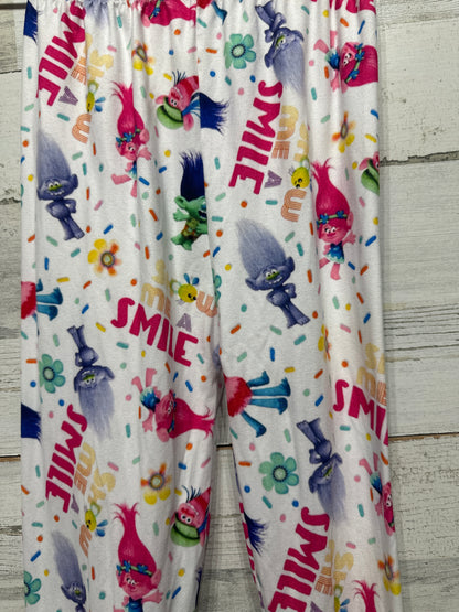 Girls Size 8-9 Trolls Show Me a Smile Pants - Good Used Condition