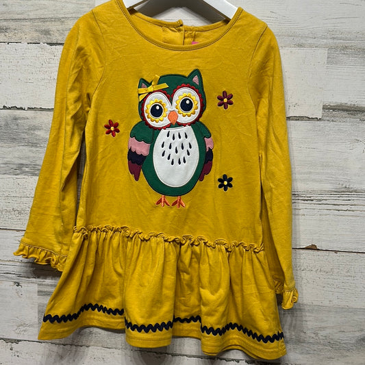 Girls Size 5 Goodland Owl Applique Tunic - Very Good Used Condition
