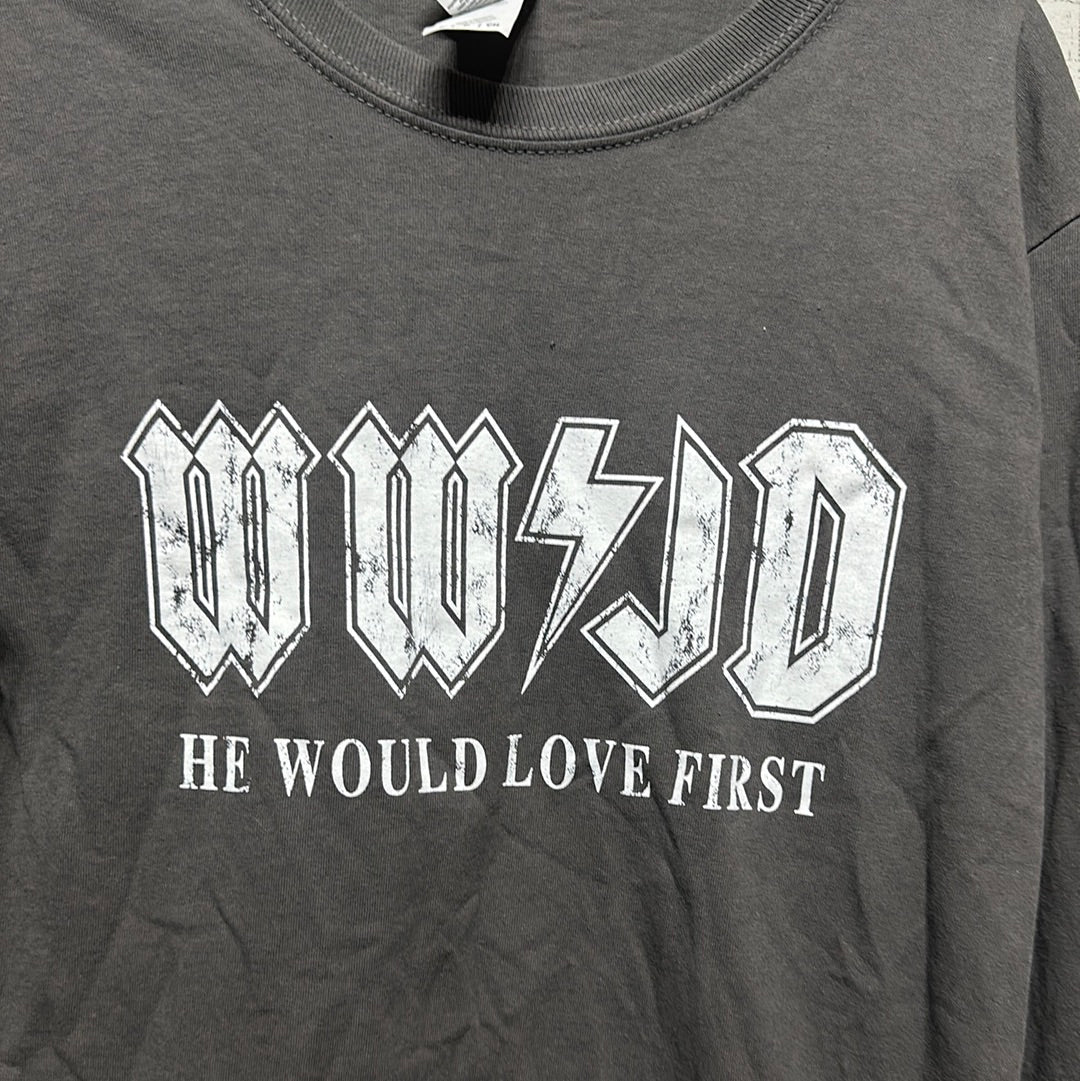 Women's Size Small WWJD Long Sleeve Shirt - Good Used Condition
