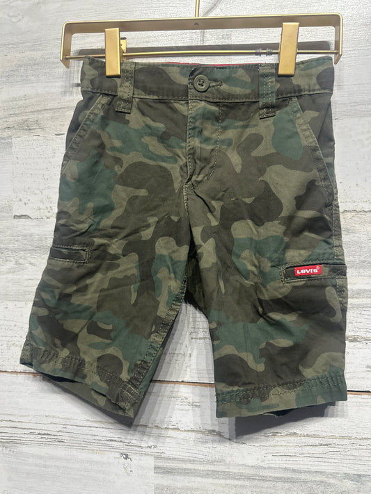 Levi’s Camo Shorts Boys Size 5 Adjustable Waist VGUC