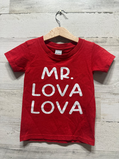 Boys Size 2t Gildan Mr. Lova Lova T-Shirt - Good Used Condition