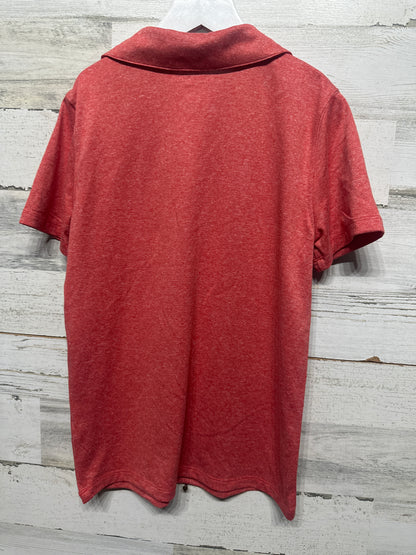 Boys Size 8-10 Medium Cat and Jack Drifit Red Polo Shirt -  Very Good Used Condition