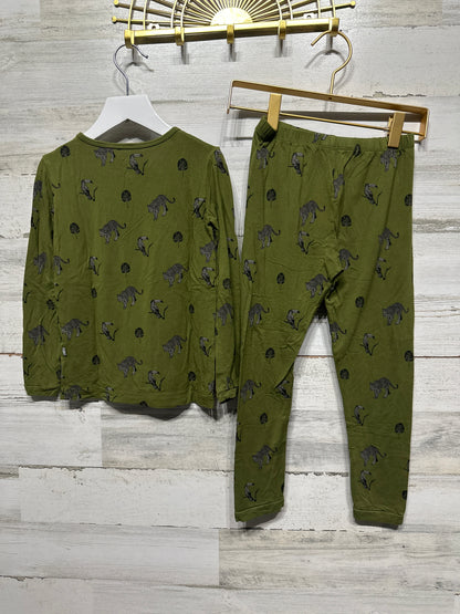 Boys Size 6T Kyte Baby Bamboo Jungle Pajama Set - Very Good Used Condition