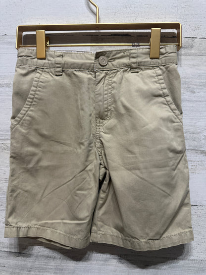 Boys Preowned Size 7 Cat & Jack Khaki Adjustable Waist Shorts - Play Condition*