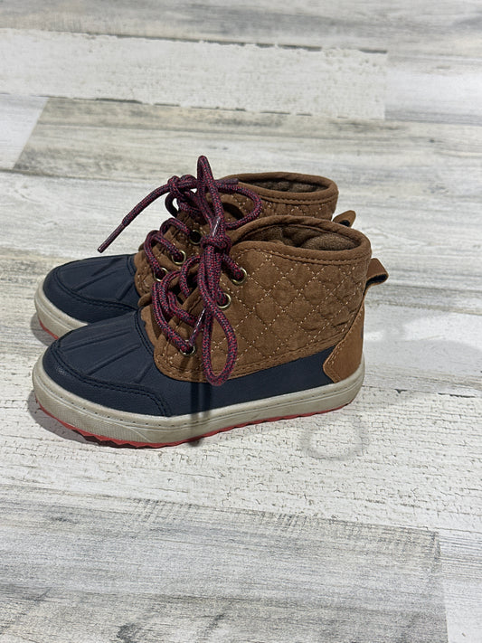 Tarin Brown Ankle Boots - Boys Size 8 (Toddler) - Very Good Used Condition