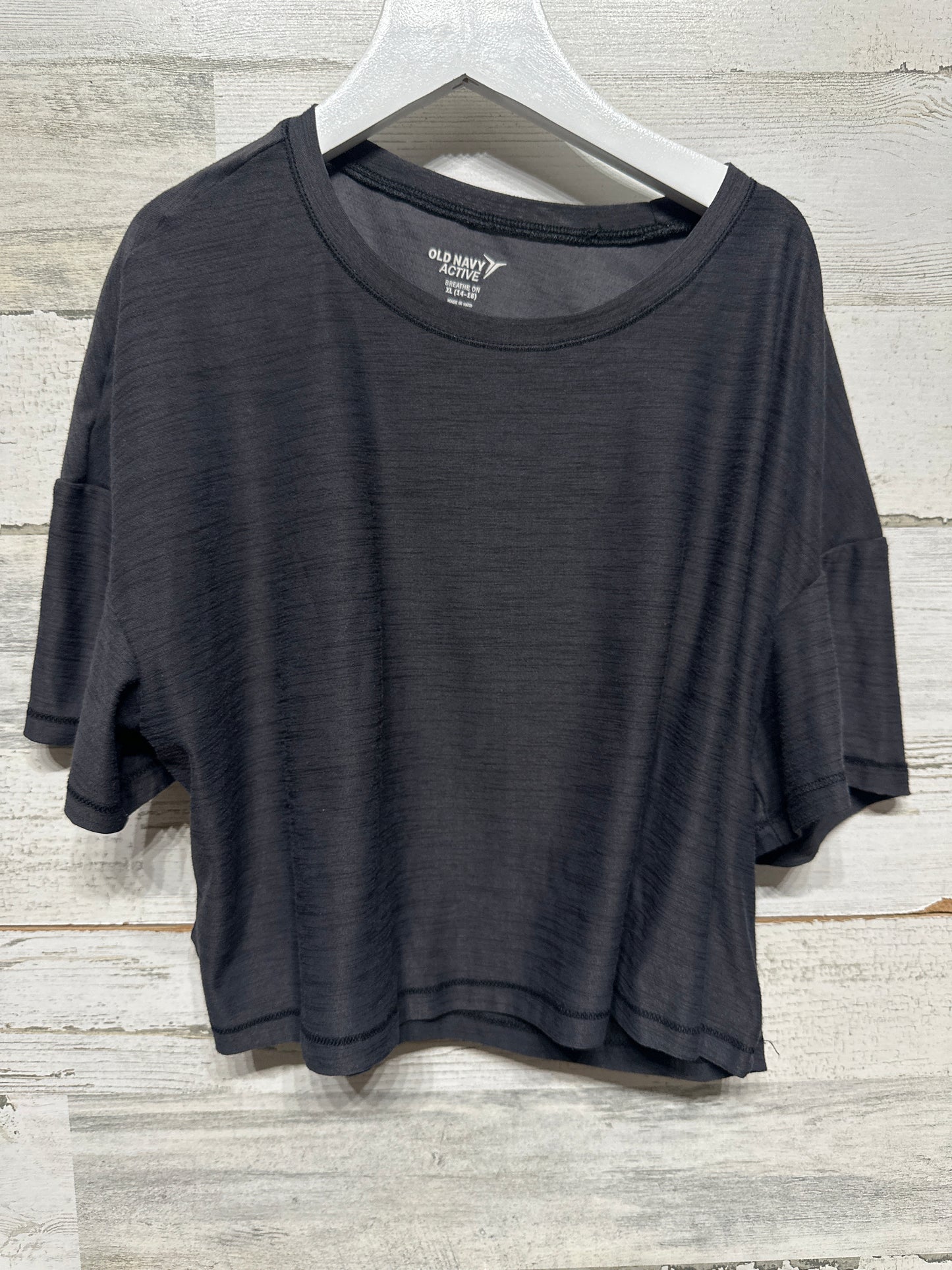 Girls Size 14-16 XL Old Navy Active Breathe Cropped Shirt - Very Good Used Condition