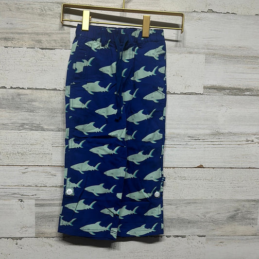 Boys Size 2t Kickee Pants Knit Sharks Pants - Very Good Used Condition