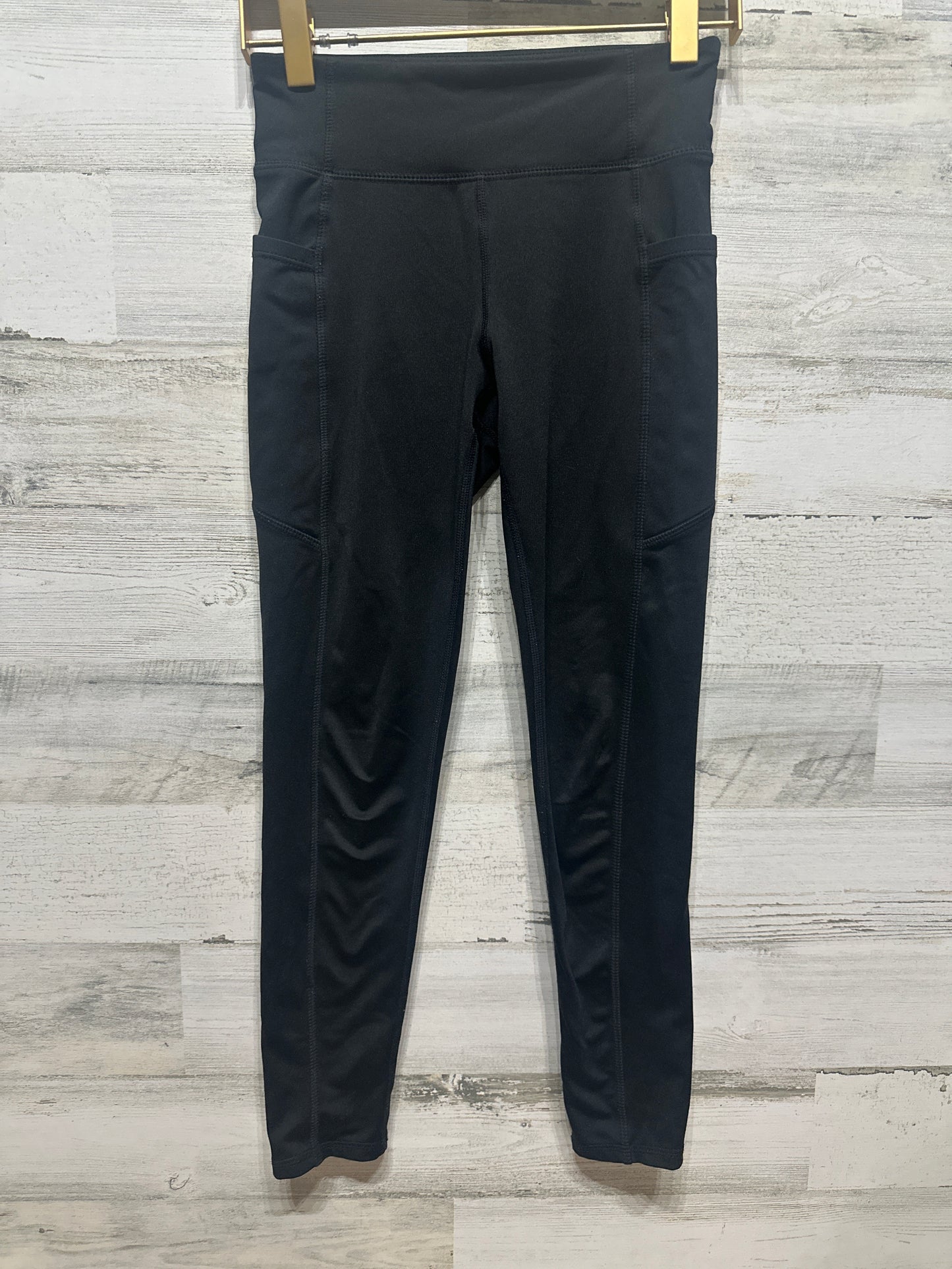 Girls Size 8 Gap Fit Black Active Leggings  - Very Good Used Condition