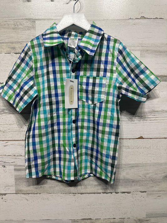 Boys Size 6 Plaid Shirt - New With Tags