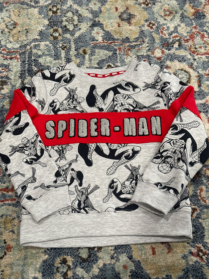 Spider-Man Sweatshirt Boys Size 5T VGUC