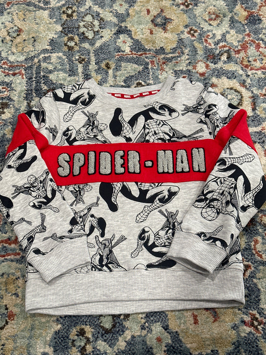 Spider-Man Sweatshirt Boys Size 5T VGUC