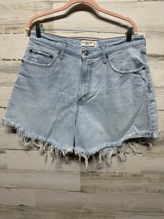 Women's Size 14 (32) Abercrombie & Fitch The Dad Short - High Rise Denim Shorts - Very Good Used Condition