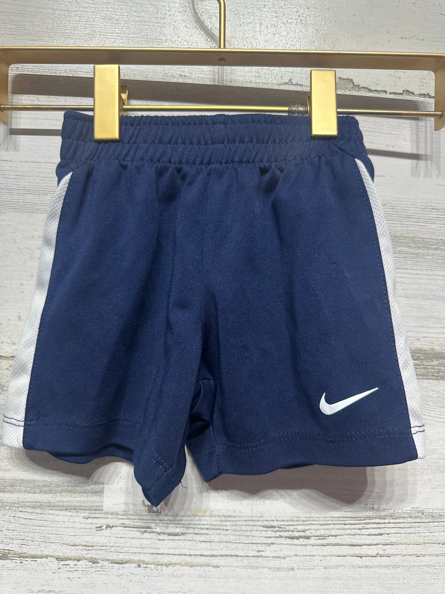 Nike Shorts Lot - Olive Green and Navy Blue - 2 Pieces - Boys Size 18m - Good Used Condition*