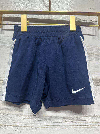 Nike Shorts Lot - Olive Green and Navy Blue - 2 Pieces - Boys Size 18m - Good Used Condition*