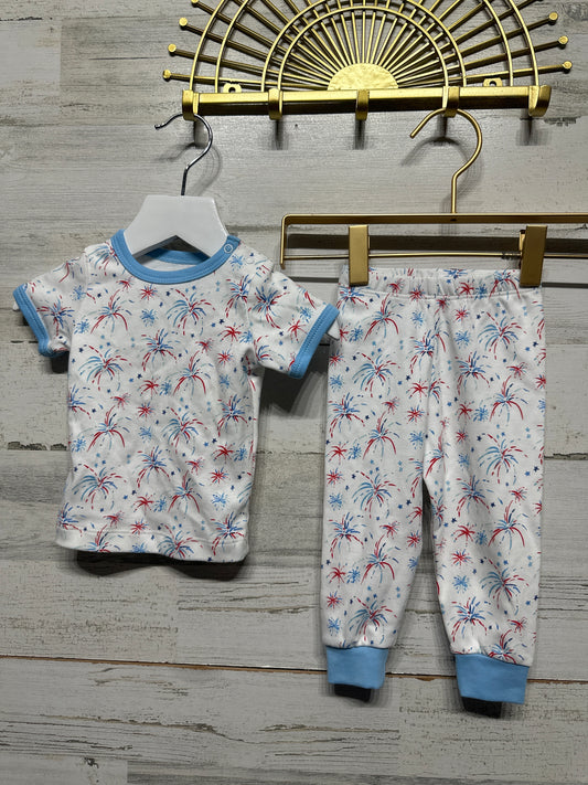 3m James and Lottie Fireworks Pima Cotton Pajama Set - New With Tags