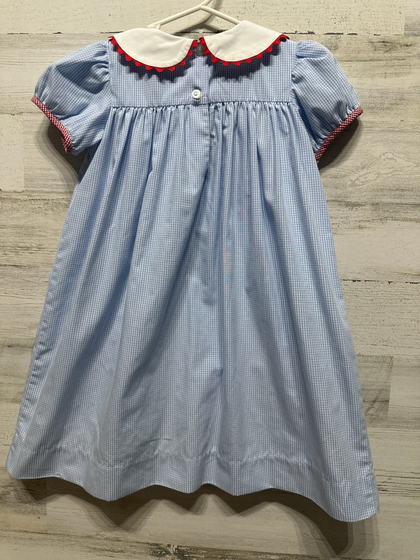 Girls Size 3t Banana Split Embroidered Apples Dress - Very Good Used Condition