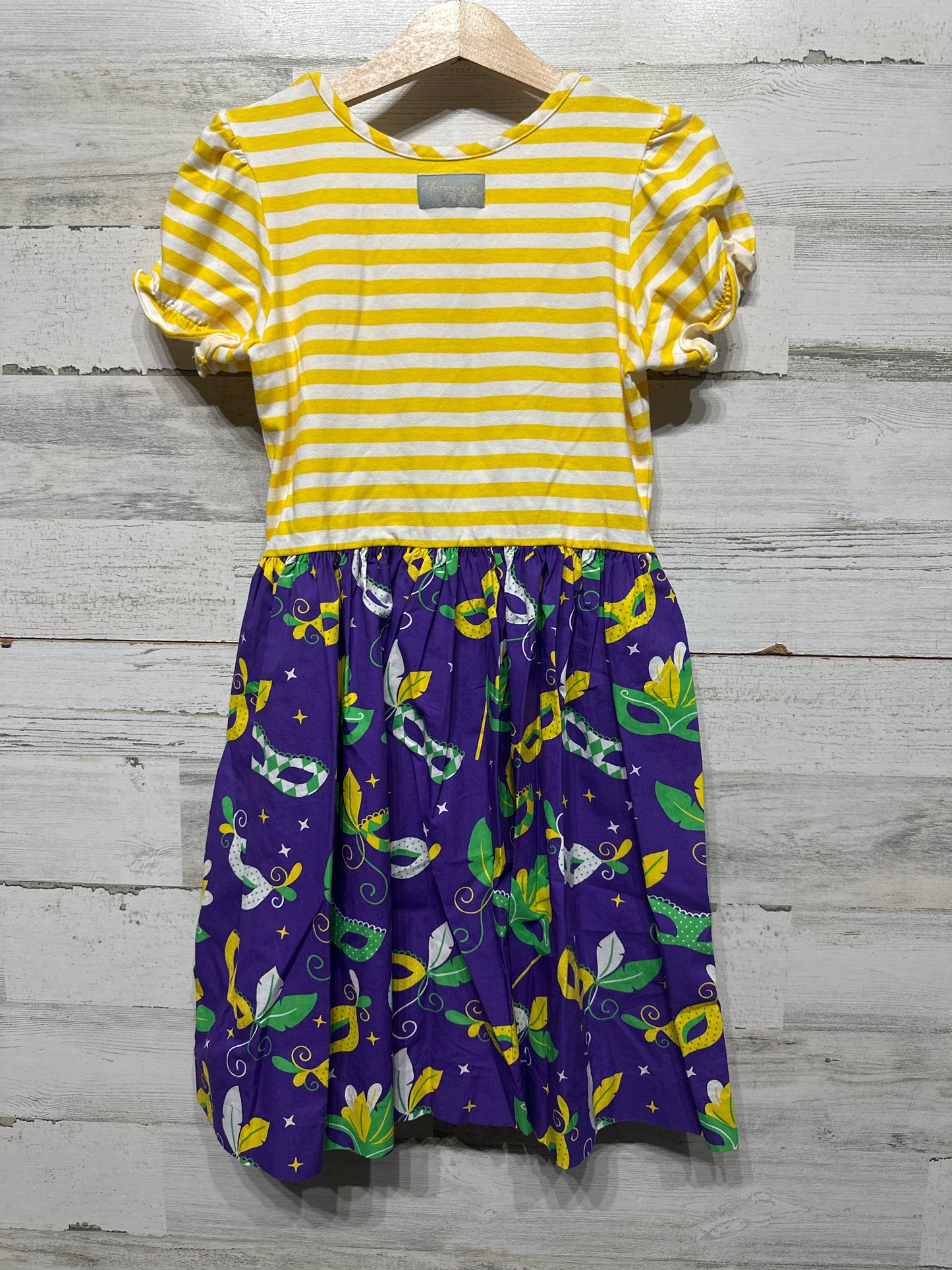 Girls Size 8-10 Eleanor Rose Mardi Gras Dress - Play Condition*