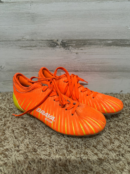 Size 7 D Men’s Preowned Brava Neon Orange Soccer Cleats - Play Condition*