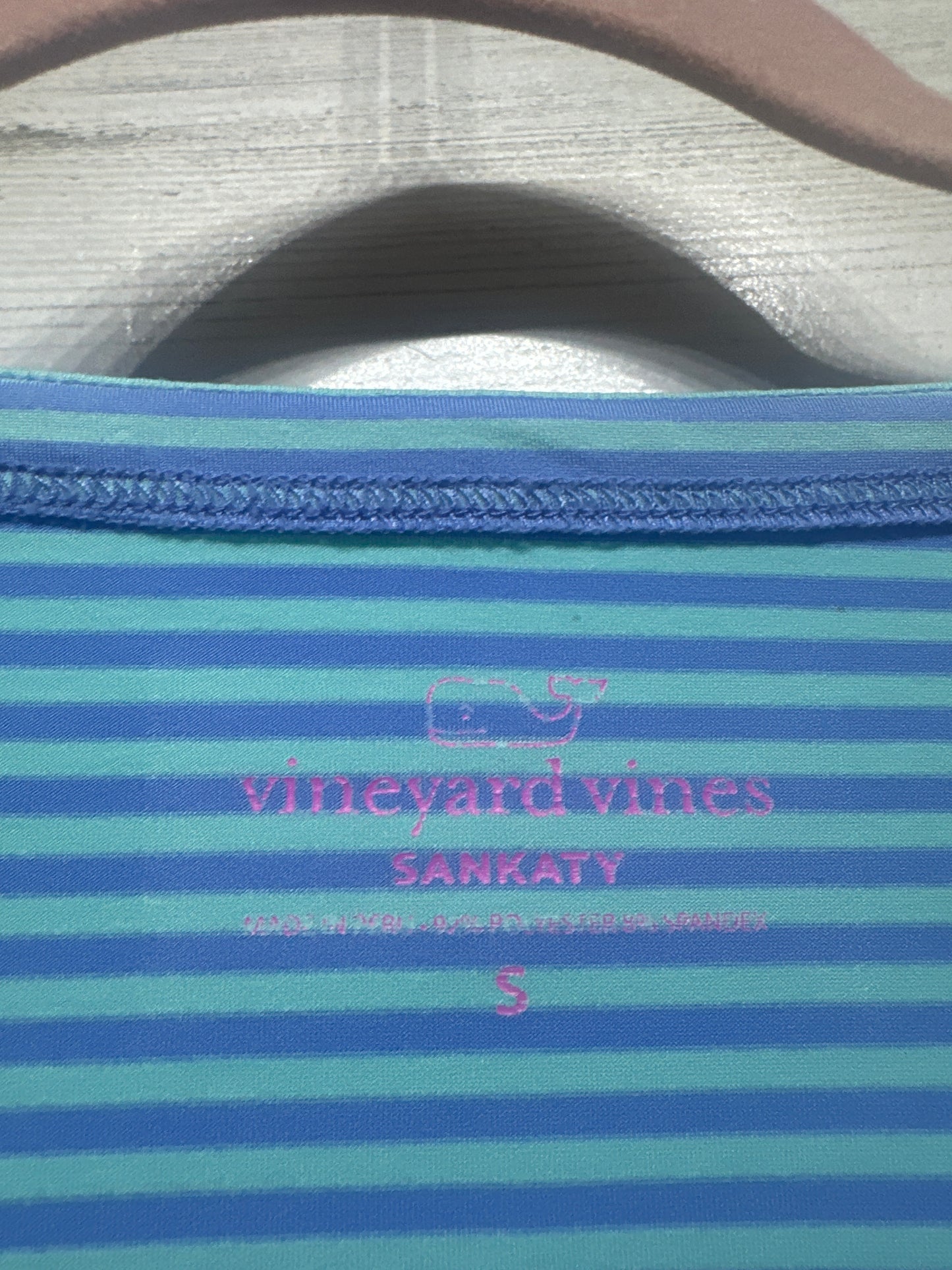 Women's Size Small Vineyard Vines Sankaty Striped Long Sleeve Shirt - Very Good Used Condition