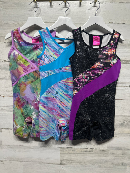 Dancewear Unitard Lot - Capezio Future Star - Girls Size Small - VGUC
