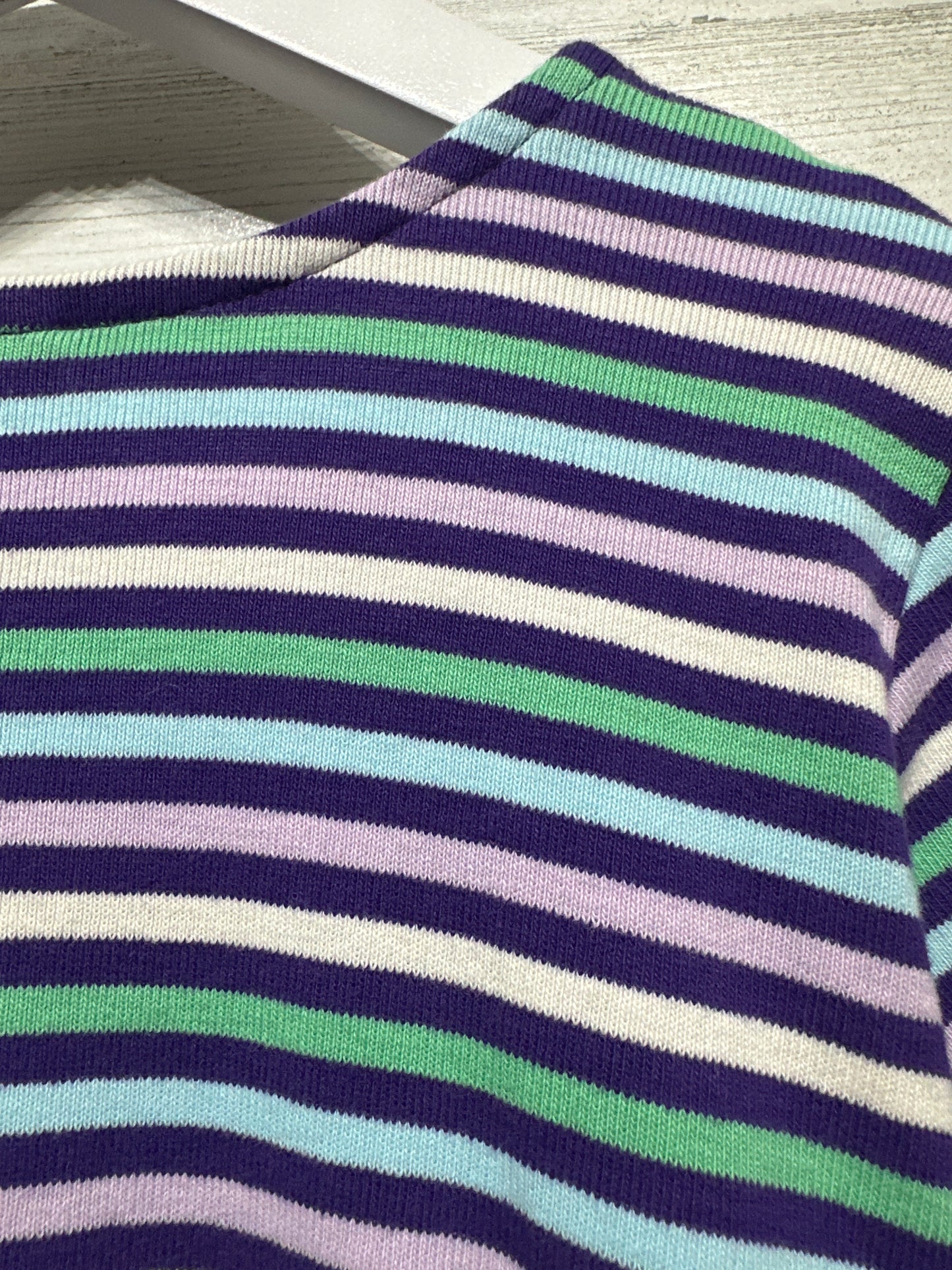 Hanna Andersson Girls Size 5 (110cm) Striped Dress VGUC