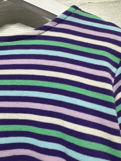 Hanna Andersson Girls Size 5 (110cm) Striped Dress VGUC